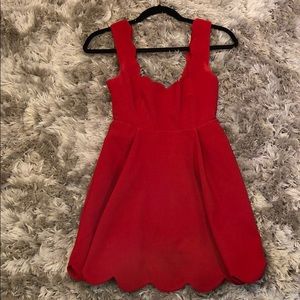 NASTY GAL Red Dress